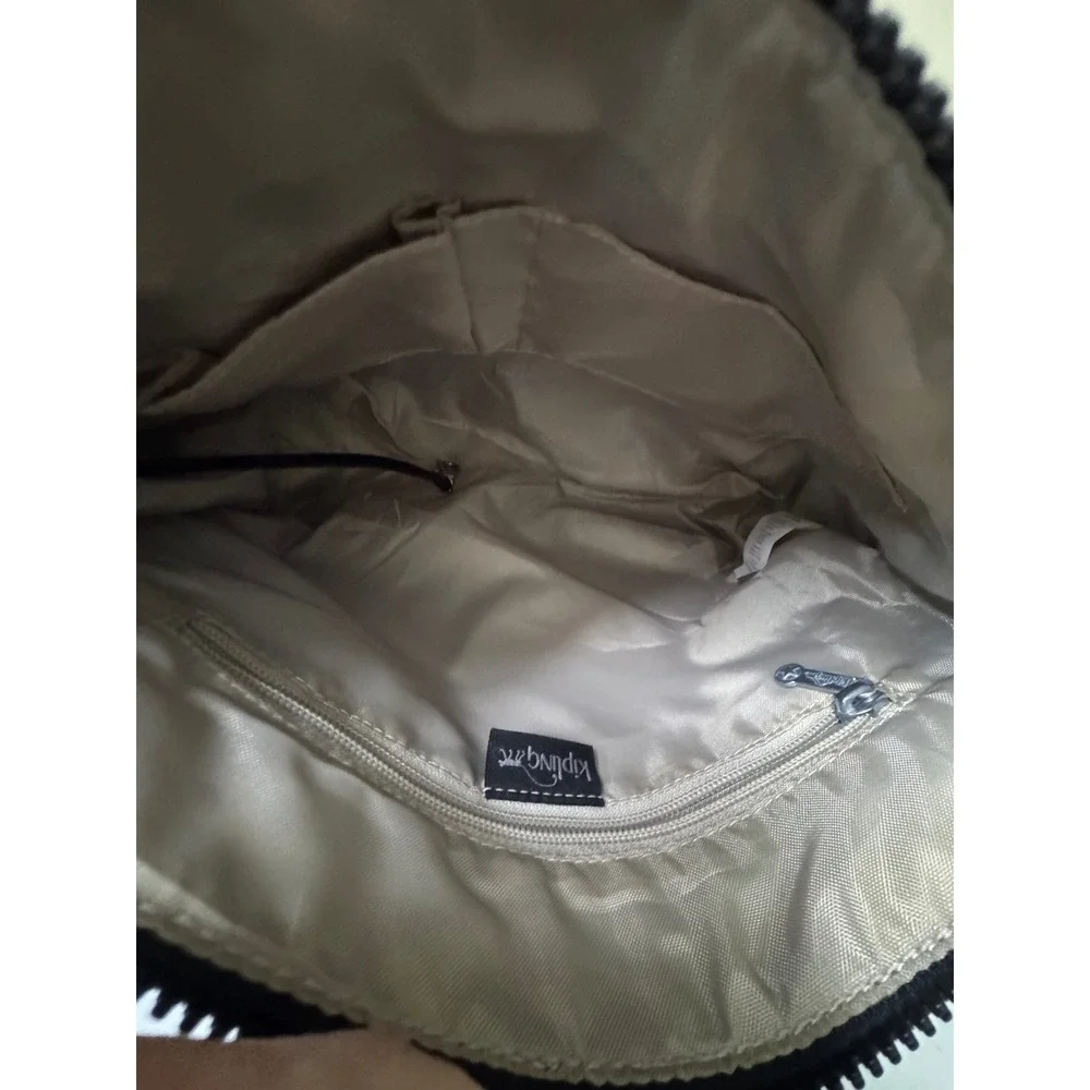 Kipling Black Aisling Nylon Crossbody Bag Adjustable Strap‎ Everyday Travel